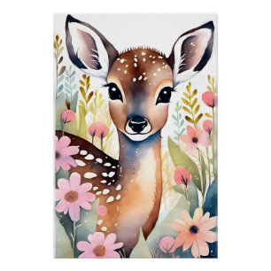 Cute Little Deer Poster