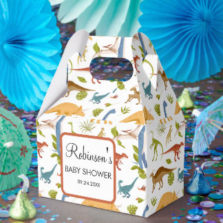 Cute Little Dino Baby Shower Favour Box