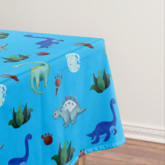 Cute Little Dino Baby Shower Tablecloth
