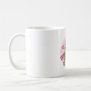 Cute Little Dino Loves Japanese Sushi Coffee Mug