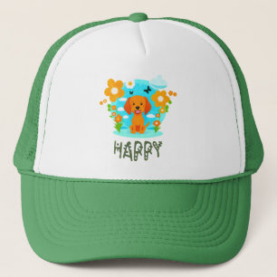 Cute little dog trucker hat