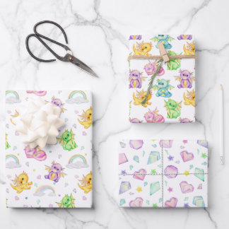 Cute Little Dragon - Wrapping Paper