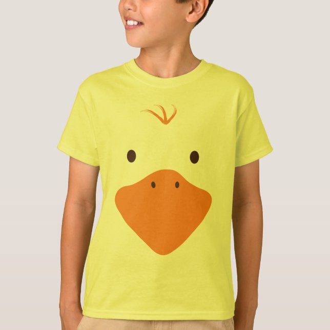 Cute Little Ducky Face T-Shirt (Front)