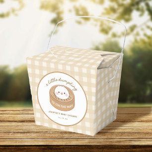 Cute Little Dumpling Is On The Way Baby Shower Favour Box