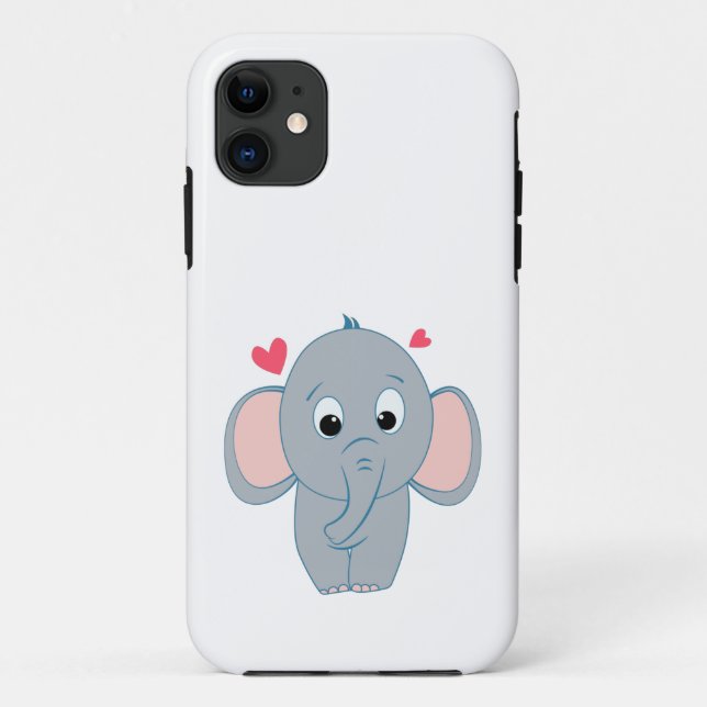 Cute little elephant Case-Mate iPhone case (Back)