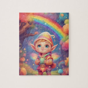 Cute little elf jigsaw puzzle