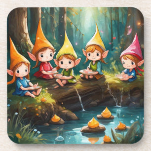 Cute little elves in the river coaster