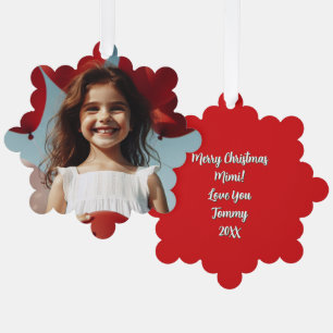 Cute Little Elves - Personalized Christmas  Tree Decoration Card
