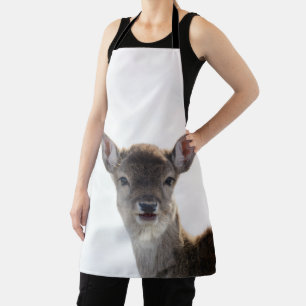 Cute little Fawn 2 #animal #art Apron
