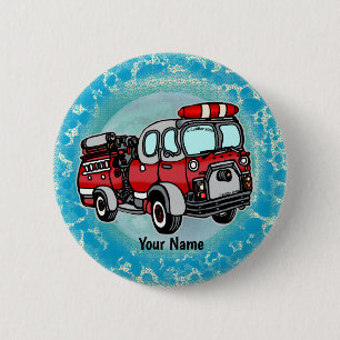 Cute Little Firetruck firefighter pin