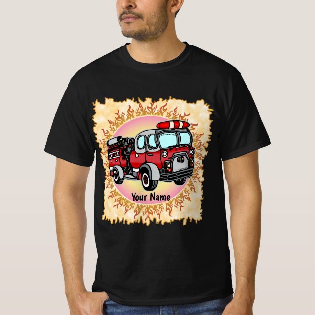 Cute Little Firetruck  t-shirt (Front)
