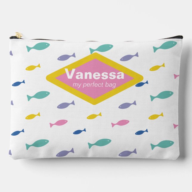 Cute little fishes. accessory pouch (Front)