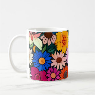 Cute little flower heads coffee mug