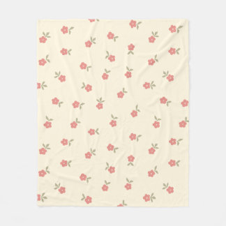 Cute Little Flower Pattern Adorable Design Fleece Blanket