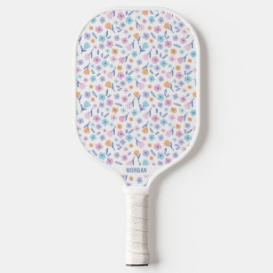 Cute Little Flowers Pickleball Paddle