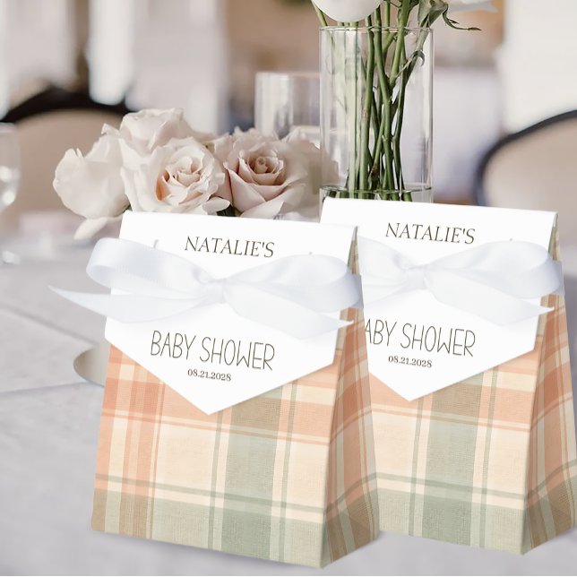 Cute Little Fox Baby Shower Guest Favour Boxes (Creator Uploaded)