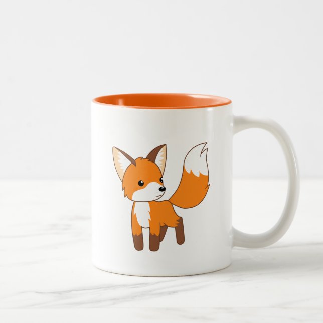Cute Little Fox Coffee Mug (Right)