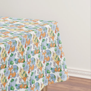 Cute Little Fox Pattern Tablecloth