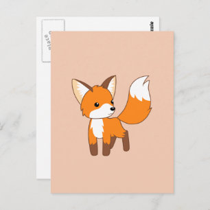 Cute Little Fox Postcard