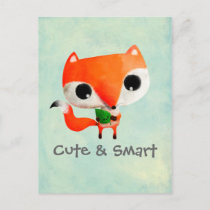 Cute Little Fox Postcard