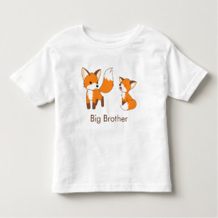 Cute Little Foxes - Big Brother Toddler T-Shirt