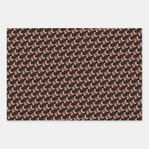 Cute Little French Bulldog Pet Dog Animal Wrapping Paper Sheet
