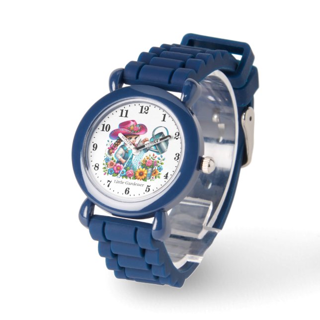 Cute little gardener girls watch (Angle)