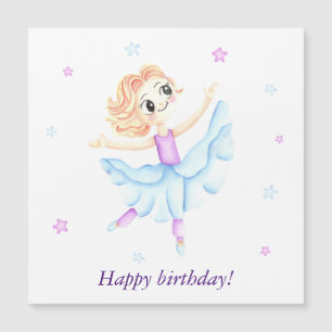 Cute little ginger girl ballerina