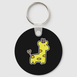 cute little giraffe key ring