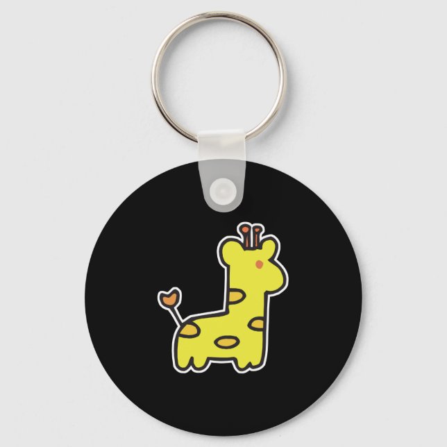cute little giraffe key ring (Front)
