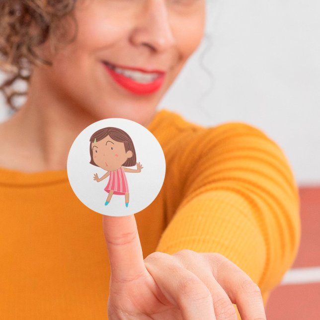 Cute Little Girl Stickers (Creator Uploaded)