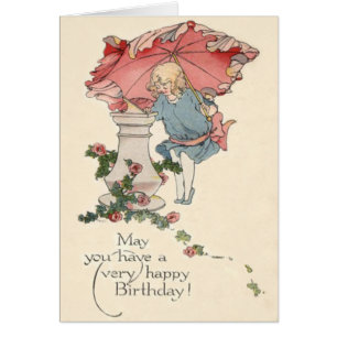 Cute Little Girl Sundial Roses