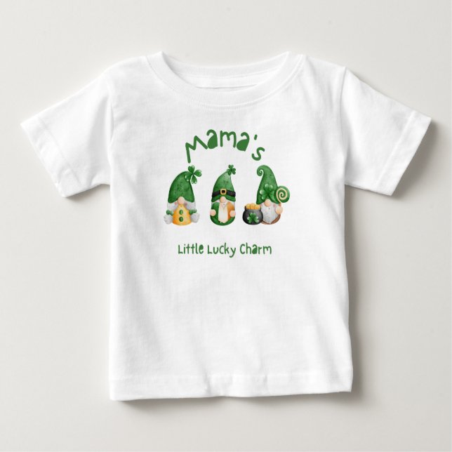 Cute Little Gnomes St Patricks Day T-shirt  (Front)