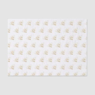Cute Little Golden Honey Bee Kraft Tissue Paper