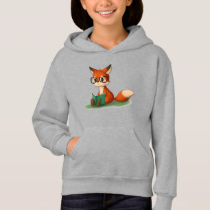 Cute Little Graphic Art Storybook Fox Animal Art  