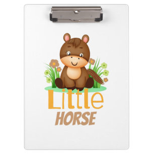 Cute little horse clipboard