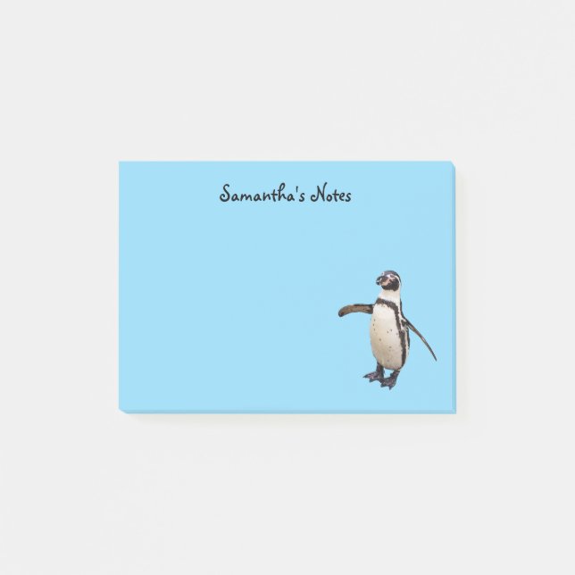 Cute Little Humboldt Penguin Post-it Notes (Front)