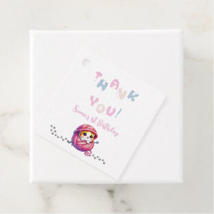 Cute Little Kitten 1st Birthday Favour Tags
