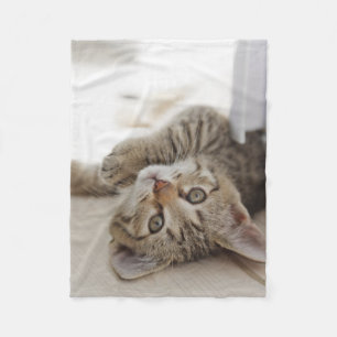 Cute Little Kitten Fleece Blanket