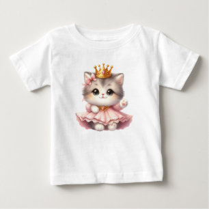 Cute little Kitten Princess Baby T-Shirt