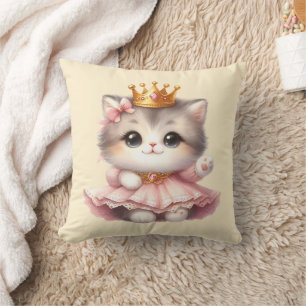 Cute little Kitten Princess Cushion