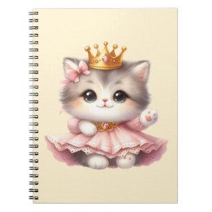 Cute little Kitten Princess Notebook