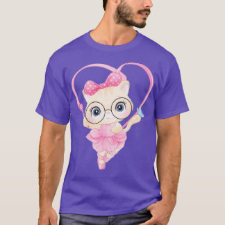 Cute little kitty with ballerina Funny Quote for B T-Shirt
