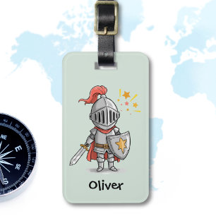 Cute Little Knight Luggage Tag