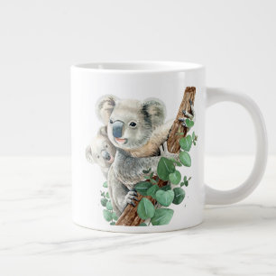 Cute Little Koala Bear Australian Animal Art   Large Coffee Mug