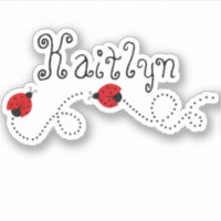 Cute Little Lady Bugs | Personalised Vinyl