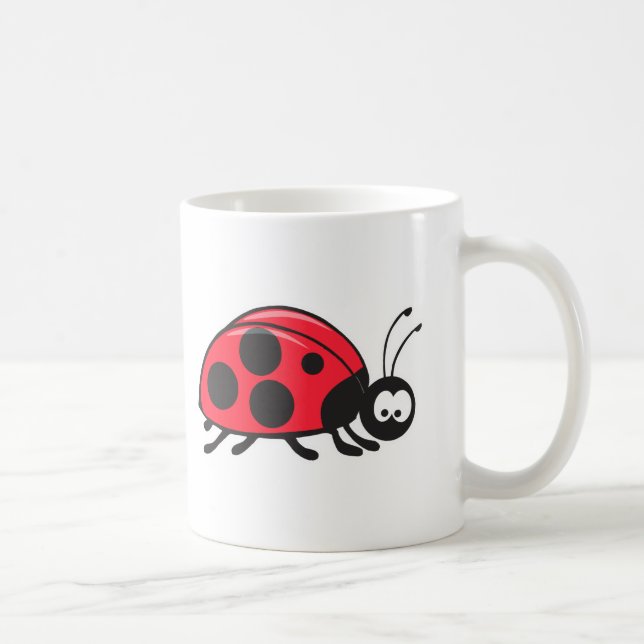 cute little ladybug coffee mug (Right)
