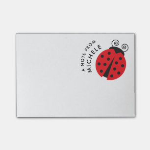 Cute Little Ladybug Personalised Notes