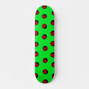 Cute Little Ladybugs- Green Skateboard Decks