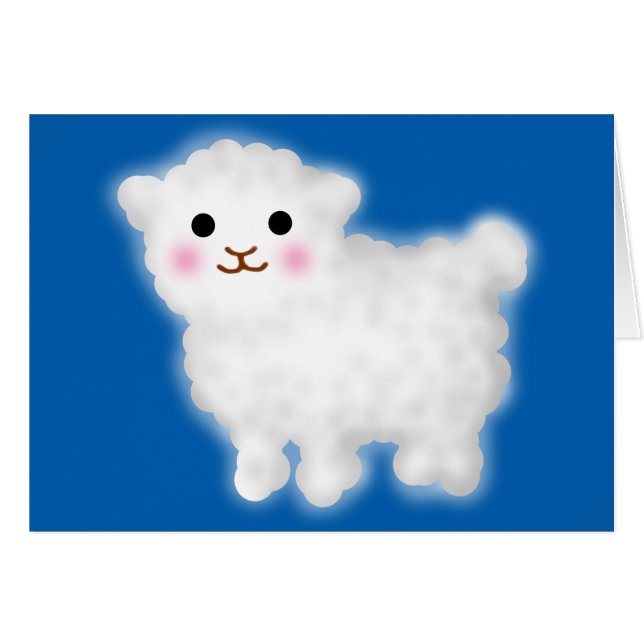 Cute Little Lamb (Front Horizontal)